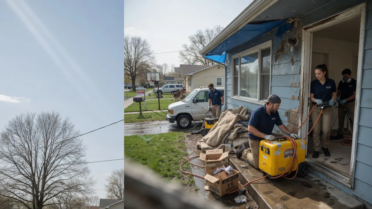 Basement Flood Cleanup in Russellville, IN near me